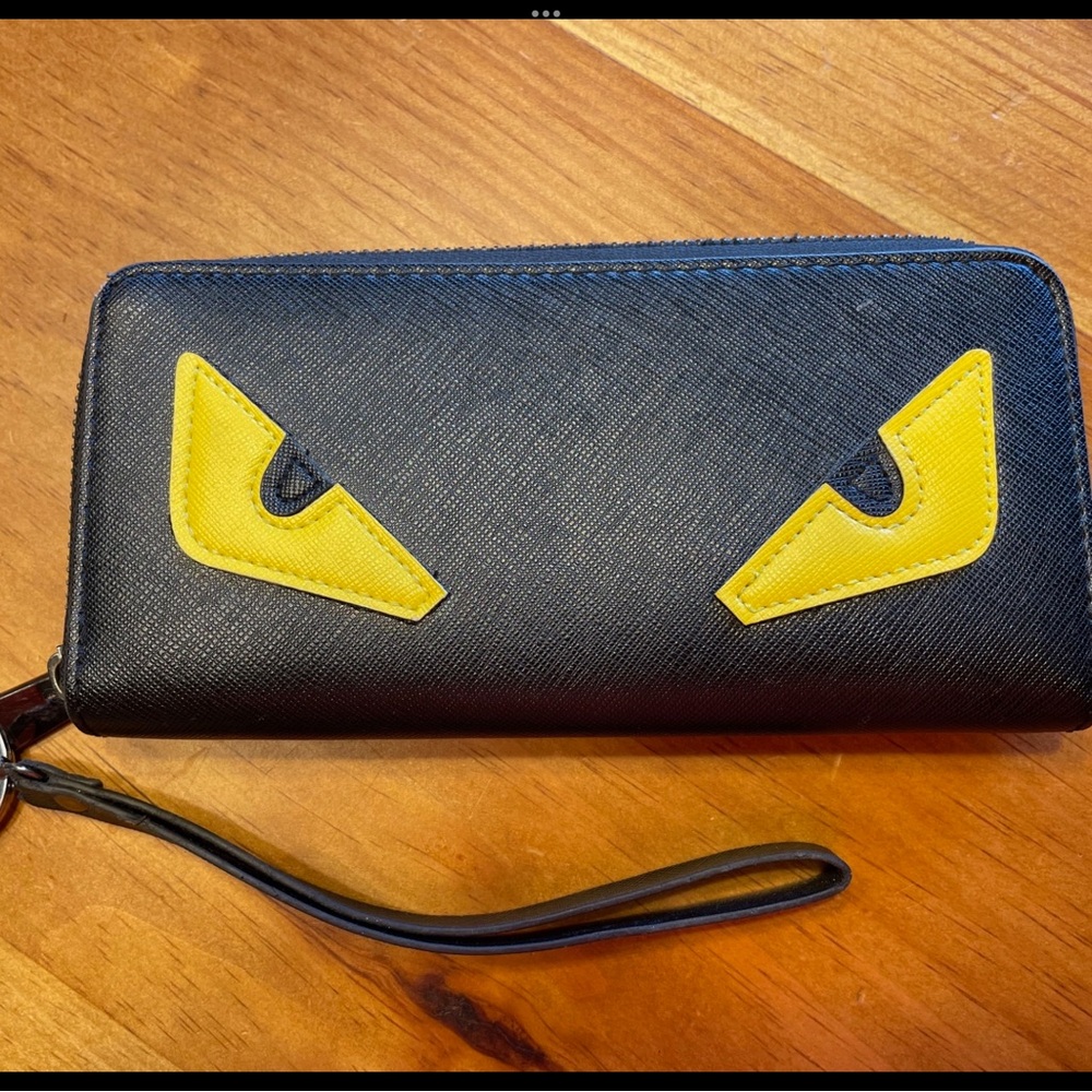 Unbranded Black and Yellow Eye Wallet